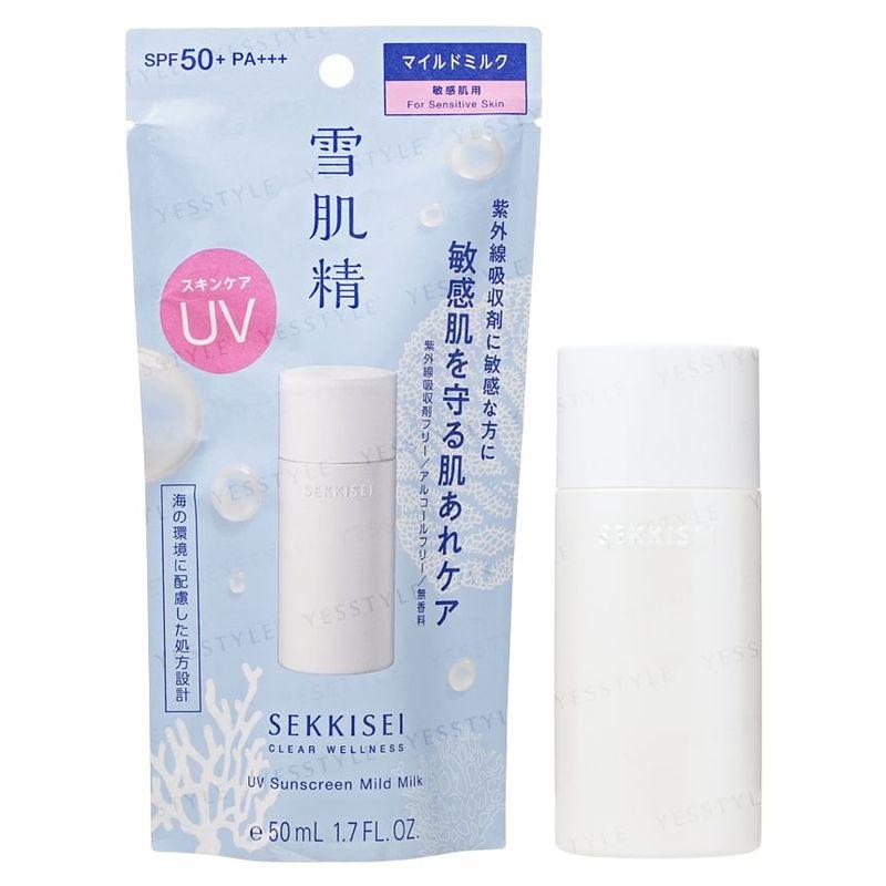 Kose - Sekkisei Clear Wellness UV Sunscreen Mild Milk SPF 50+ PA+++