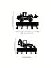 1pc Vintage Car Cup Hook Matte Black Iron Hanger, Rustproof Wall Decor for Garage Bathroom Bedroom