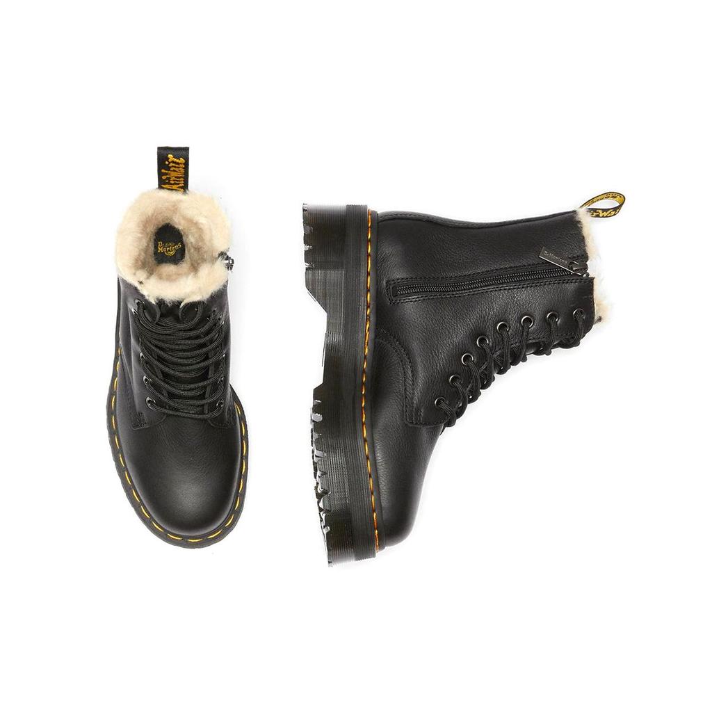 Dr. Martens Jadon Faux Fur Lined Platform Boot Black Men Sneakers 25637001