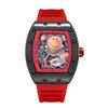 High-Value Fashion Quartz Luminous Waterproof Wine Barrel-Shaped Watch Men'S Business Smiley Face