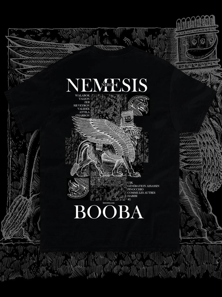 French Rapper Booba Song "Nero Nemesis" Graphic T-shirt Men Women Pop Music T-shirt Casual Cotton Vintage TShirts Unisex Summer