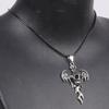 Edgy Skull Cross Pendant Necklace Gothic Halloween Jewelry for Punk Fashion Enthusiasts and Statement Accessories