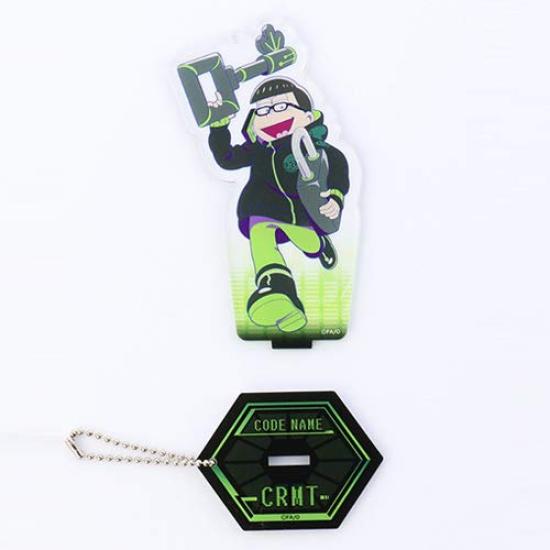 

ACOS Acrylic Keychain Hacker Choromatsu Osomatsu-san (with base) Ver.