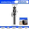 Dain High-Hardness Electric Wrench Woodworking Drill Bit Holder & Short Twist Drill Wood Hole Expander.