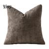 Invisible Zipper Pillow Case Weave Texture Cushion Case, Chenille Throw Cover, Solid Color Cover Durable Decorative Covers with for Living Room