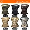 Cat Hand Multifunctional Tactical Leg 5 Pockets Pouch, Outdoor, (Black)