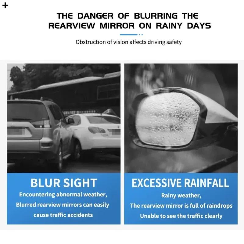 For Nissan TIIDA Leaf Rear view mirror rain shield,Rear view mirror for rain protection
