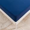 Simple Fitted Sheet Pure Color Polyester Soft Fabric For Bedroom Bed Linen