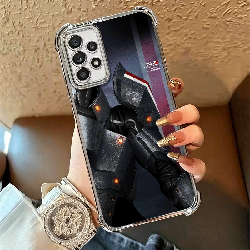 N7 Mass Effect Soft Phone Case For Samsung A17 A27 A07 A37 A57 A16 A56 A15 A55 A14 A54 A13 A53 A26 A36 A25 A35 A24 A34 A23 A33