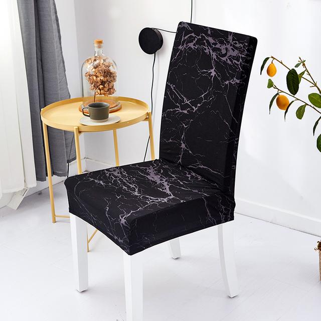 Elastic Chair Covers Spandex Dining Space Stretch Chair Seat Cover Chair Guard Case For Restaurant Universal Durable Material