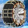 2025 Universal Anti-Skid Tire Chains for SUVs & Sedans - Off-Road & Snow Ready with Auto-Tightening