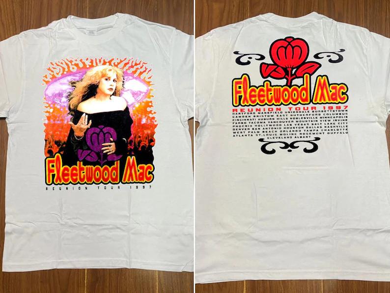 1997 Fleetwood Mac Reunion Tour Shirt Fleetwood Mac Shirt Unisex T-Shirt XL