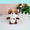 Cute Cartoon Squirrel Plush Keychain Soft Stuffed Animal Perfect For Bags And Gifts