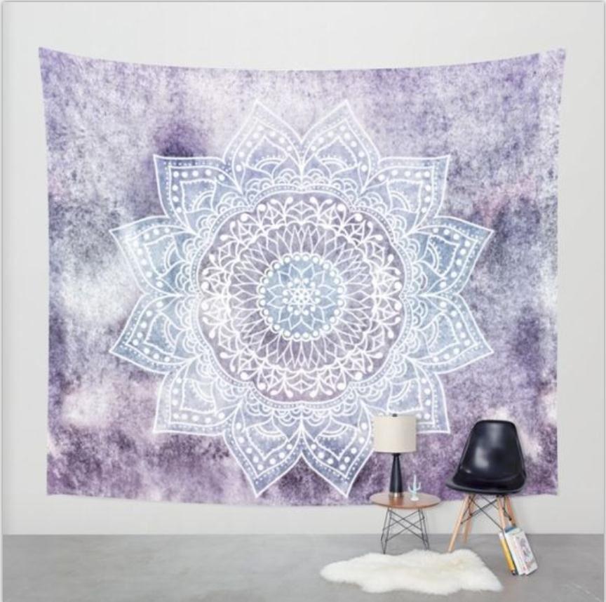 Bohemian Hanging Cloth Totem Tapestry Bedside Decoration Tablecloth Living Room Background Cloth Room Decoration Painting