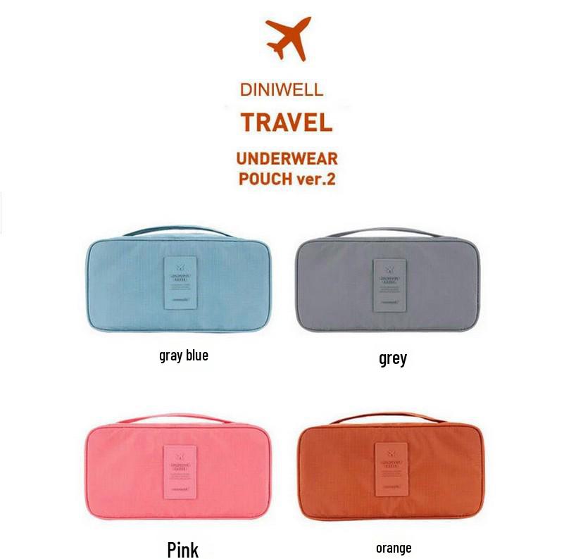 Portable Travel Underwear Storage Bag - Multifunctional Bra and Sock Organizer