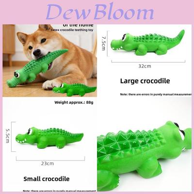 Latexová zvuková hračka pro psy s odolným crocodile designem pro aktivní mazlíčky