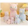 Cute Llama Alpaca Plush Toy For Girls Birthday Gift, Cartoon Lamb Stuffed Animal Pillow
