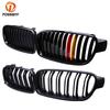 2Pcs Car Front Bumper Center Grilles Black Grills 51137263479 51137263480 for BMW 3-Series F31 Touring 2012 2013 2014 2015-2017