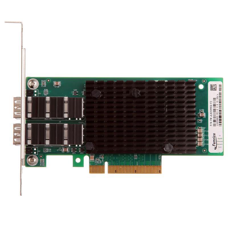 Femrice Intel 10G Dual-Port Fiber Optic Server Network Card (CN Version)