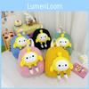 Childrens Casual Backpack With Plush Egg Party Doll Decoration For Daily