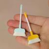 1/5 Sets Doll Home Cleaning Tools Decor Toy 1:12 Dollhouse Miniature Brush Dustpan Kit Micro Life Scene Decoration Props