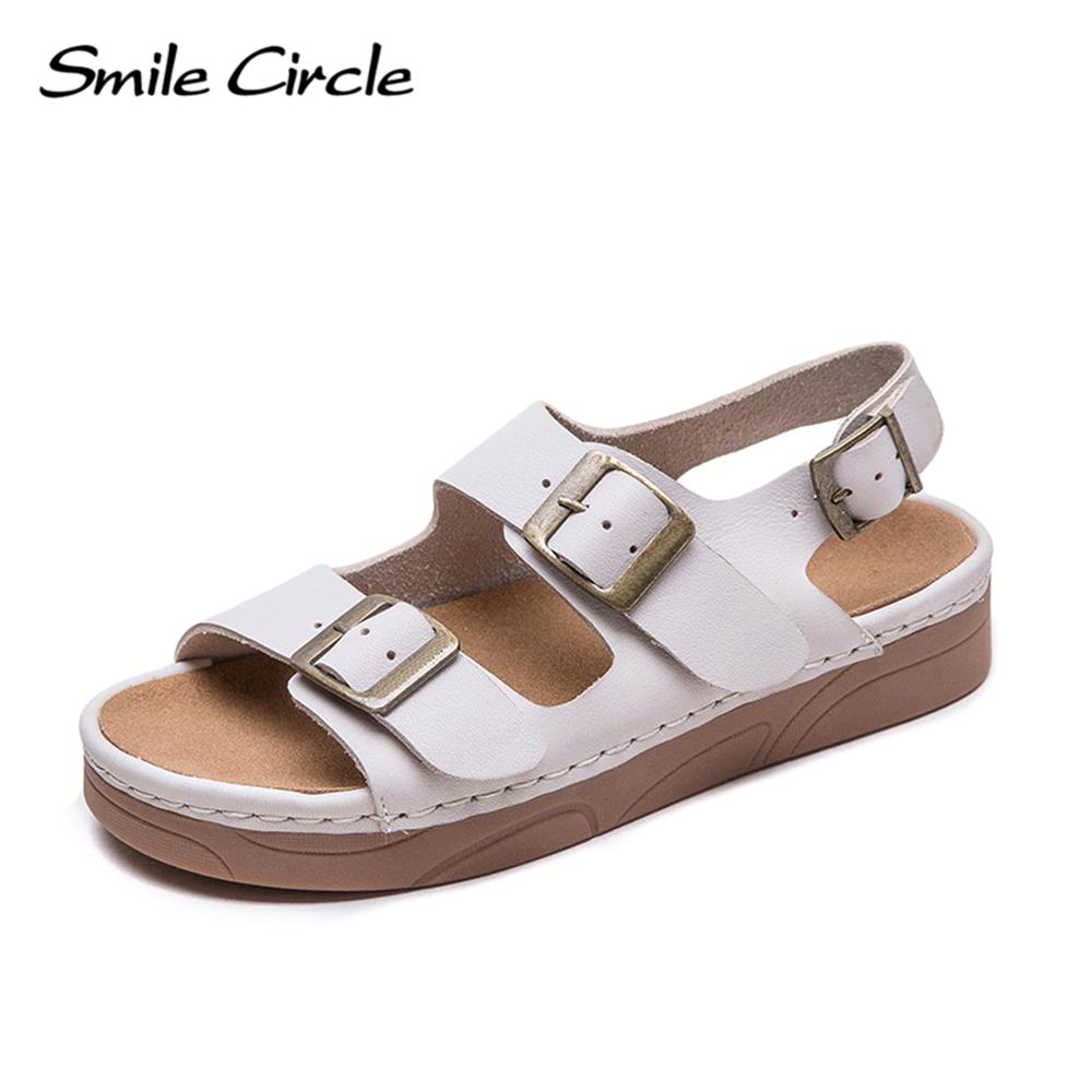 

Новые летние дышащие сандалии Birkenstock, модная кожаная удобная женская обувь с пряжкой и межподошвой