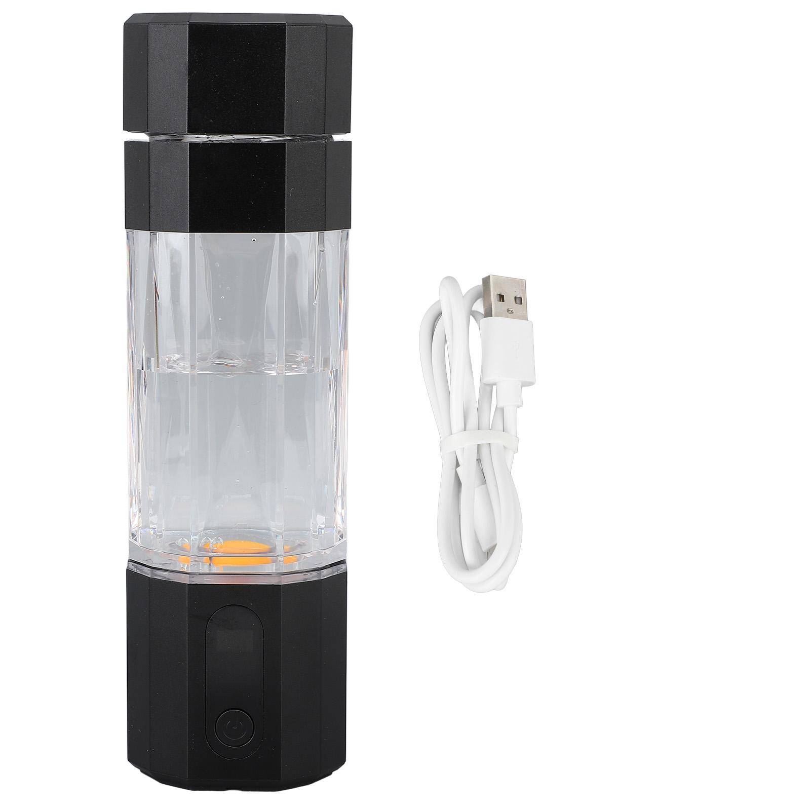 

Бутылка с водородной водой с разноцветными огнями, платиновый титановый электрод, 2 передачи, 2 концентрации L чёрный