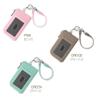 Blanc Pomme Reel Pass Case for Men and Small Mini Wallet with Reel Coin Small Coin Women, Wallet, Strap, Purse, Case, bp-7001 (Black)