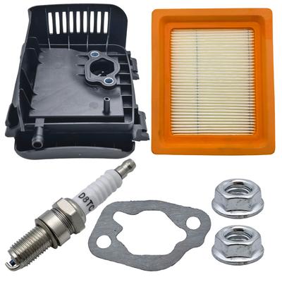 14 743 03-S Air Filter Cover Base Kit for Kohler XT650 XT675 Engine for Toro 22" Recycler Lawn Mower with Spark Plug
