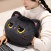 Plush Cat Plush Throw Pillow Super Soft Cat Stuffed Toy Black Cat Plush Toy  Birthday Gifts
