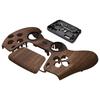 eXtremeRate LUNA PS5 Controller Replacement Front and DIY Replacement Housing Shell and Touchpad Cover with Wood Grain Design (BDM-010, BDM-020,