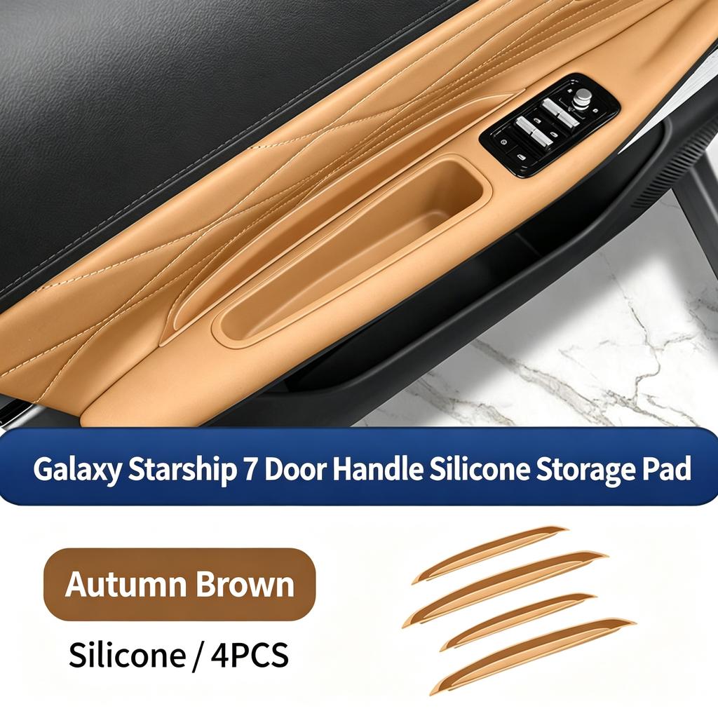 For Geely Starray EM‑i / Galaxy Starship 7 EM‑i Silicone Pad Protective Film For Car Window Lift Panel Buttons Accessories