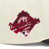 New Era LP 59FIFTY Cap MLB Atlanta Braves ATL White with Side Exclusive to and Also a stylish streetwear brand hat with a low profile and side Perfect