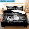 3pcs Fc Crest Design Printed Bedding Set Duvet Cover Closure Includes 1 Duvet Cover & 2 Pillowcases Bedding Sets Home Decor Gifts