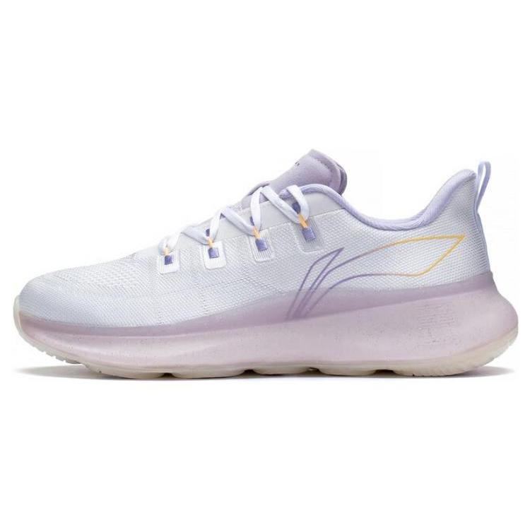 New LiNing Wujie 4 Cushioned Anti Slip Wear Resistant Breathable Lightweight Low Top Training Shoes Women's Standard White AFVS012-2
