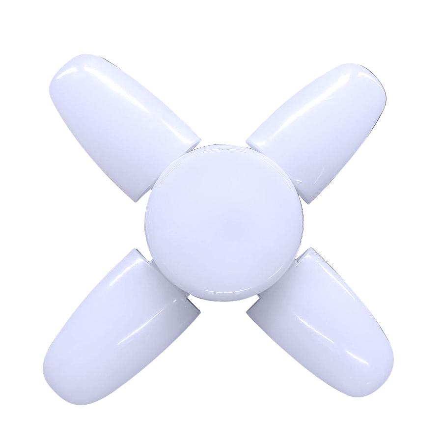 28W Fan Shape LED Bulb E27 LED Lamp Foldable 220V 110V Light Bulbs For Home Living Room Warehouse Garage Ceiling Light