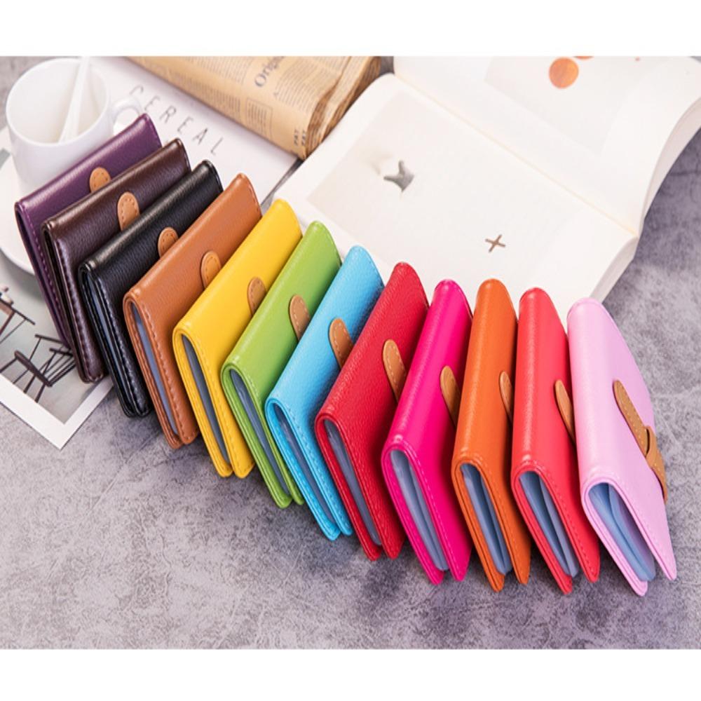 

Geometry Multi-Card Position Card Bag Solid Color Small Wallet New Slim Card Holder