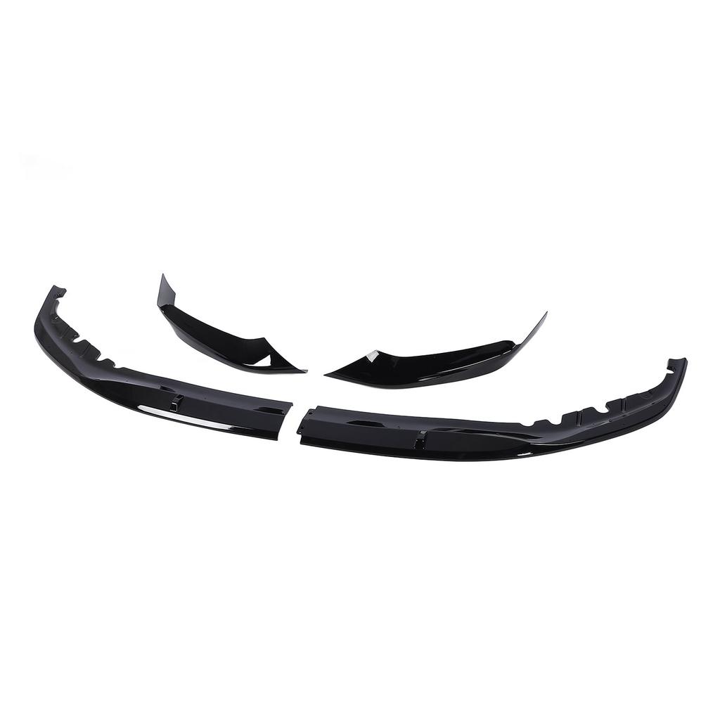 Front Bumper Lip Spoiler Glossy Black Front Bumper Lip Splitter Body Kit for 5 Series G30 G31 W M Sport Bumper 2017 to