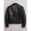Men's European and American winter locomotive style men's leather jacket fashion slim jacket men's jacket thickened