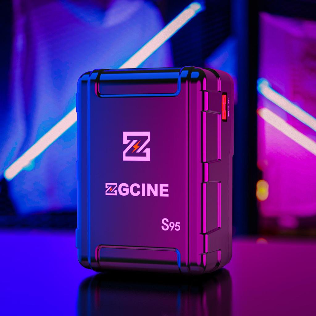 ZGCINE V-Mount S95 Battery for Outdoor Camera, Monitor & Video Transmission