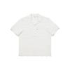 Levis Pattern Printed Cuban Collar Button Short Sleeve Shirt Men Shirts White A8457-0002
