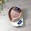 0.1g Scale Walnut Color Coffee Electronic Scale Special Hand-brewed Italian Intelligent Baking Bean Plate Bean Plate Weighing Scale