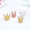Doll Accessories Metal Crown Headwear Hairwear Hair Accessories For Doll House Toy