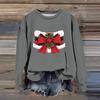 Women's Fashion Casual Long Sleeve Loose Christmas Printed Sweatshirt