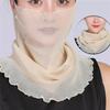 Fashion Sunscreen Veil Small Silk Scarf Neck Guard Mask Headband Motorcycle Sun Protection Head Scarf UV Prote… More