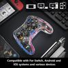 YiLBX Wireless Switch Pro Controller Compatible with Nintendo Switch/Switch lite/Switch OLED, Support Turbo,Wake-up Function and Adjustable LED