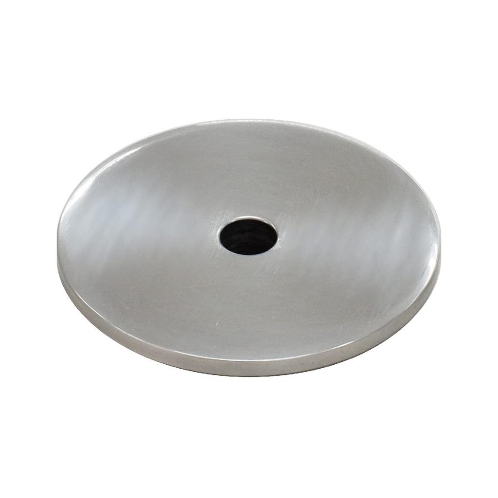 BeatSonic OnlyOne muni Ceiling Mount Pendant Light Cover, Flat Mount Matte Aluminum with Cord Stopper, for Pendant Lights, Matte Aluminum, MAC03