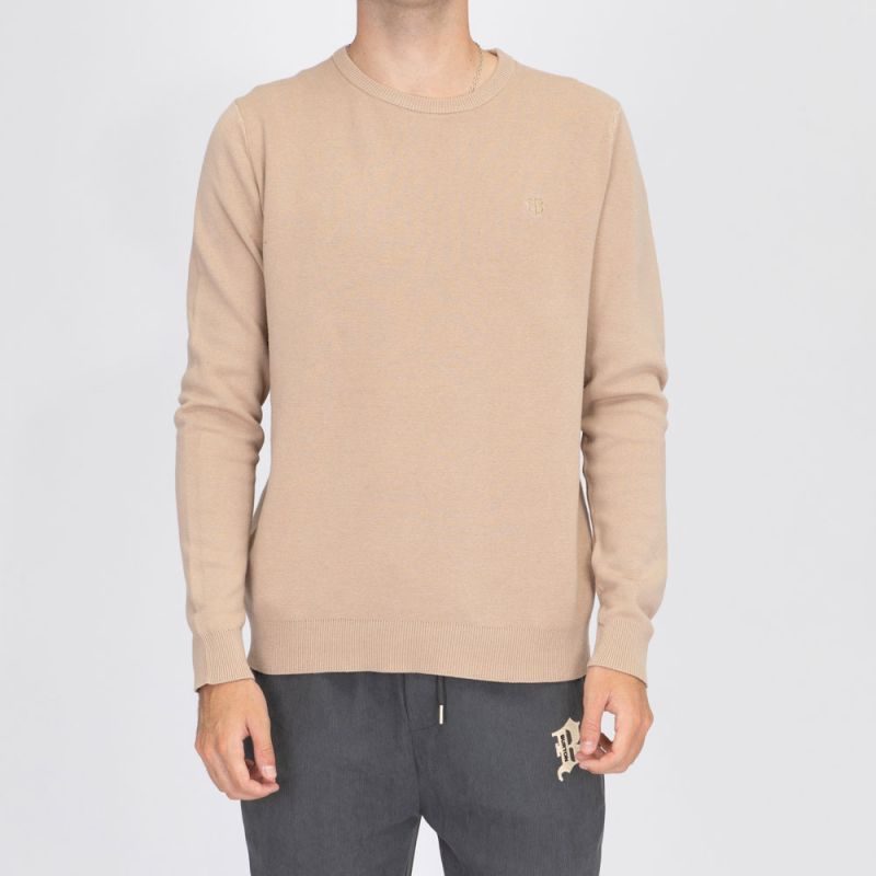 Pull fin col rond milano manches longues Homme BILL TORNADE