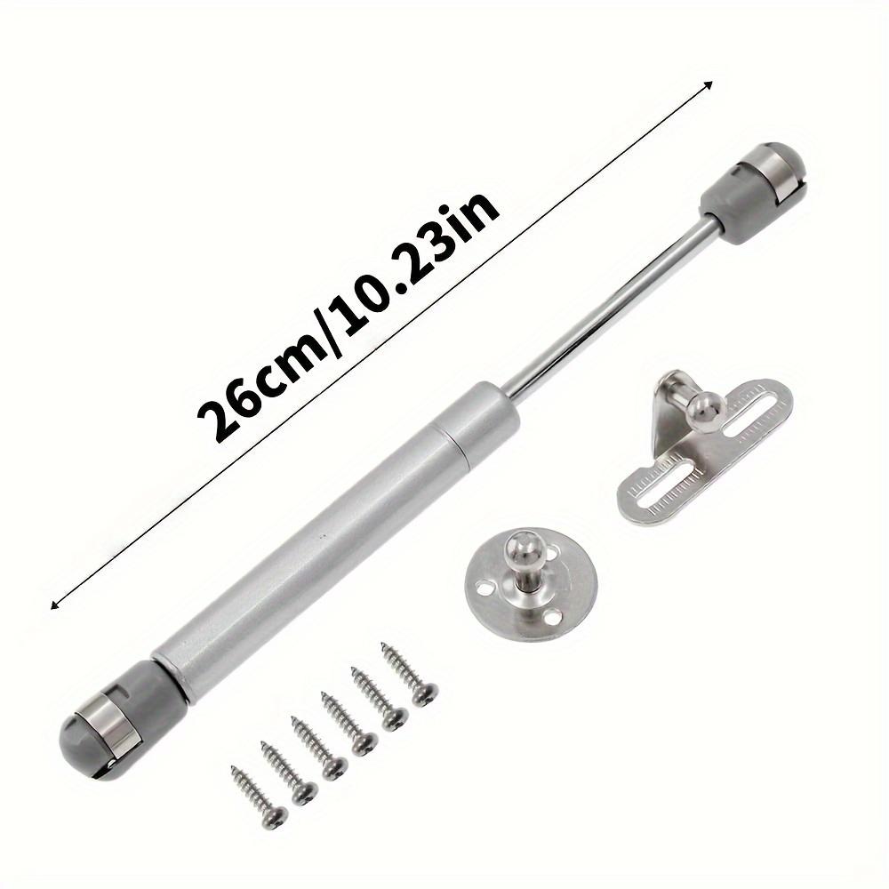 2pcs Classic Style Polished Metal Surface Over-the-Door Hanging Hydraulic Gas Spring - Soft Close Lid Support Hinge
