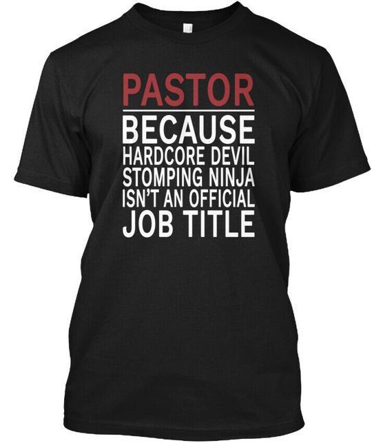 

Pastor Because Hardcore Devil Is Not An T-Shirt Made in the USA Size S to 5XL S